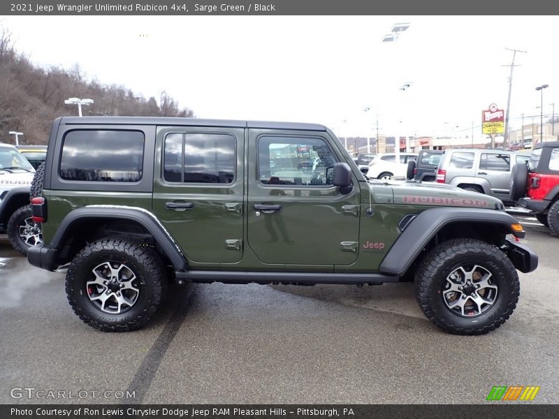 Sarge Green / Black 2021 Jeep Wrangler Unlimited Rubicon 4x4