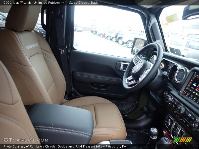 Sarge Green / Black 2021 Jeep Wrangler Unlimited Rubicon 4x4