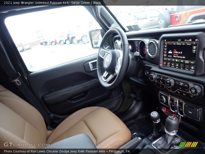 Sarge Green / Black 2021 Jeep Wrangler Unlimited Rubicon 4x4