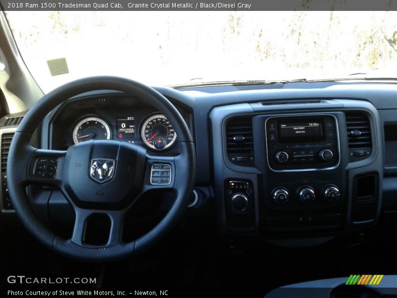 Granite Crystal Metallic / Black/Diesel Gray 2018 Ram 1500 Tradesman Quad Cab