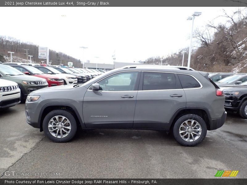 Sting-Gray / Black 2021 Jeep Cherokee Latitude Lux 4x4