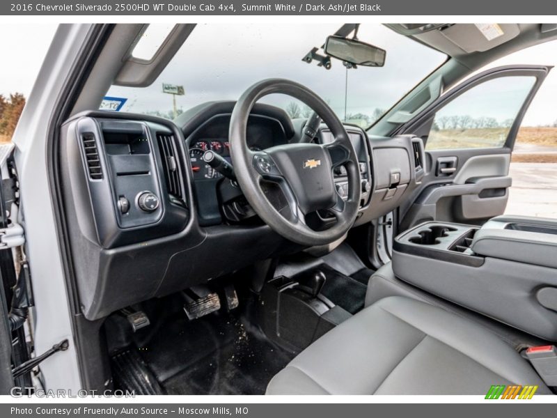 Dashboard of 2016 Silverado 2500HD WT Double Cab 4x4