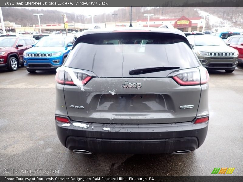 Sting-Gray / Black 2021 Jeep Cherokee Latitude Lux 4x4