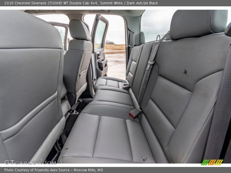 Rear Seat of 2016 Silverado 2500HD WT Double Cab 4x4