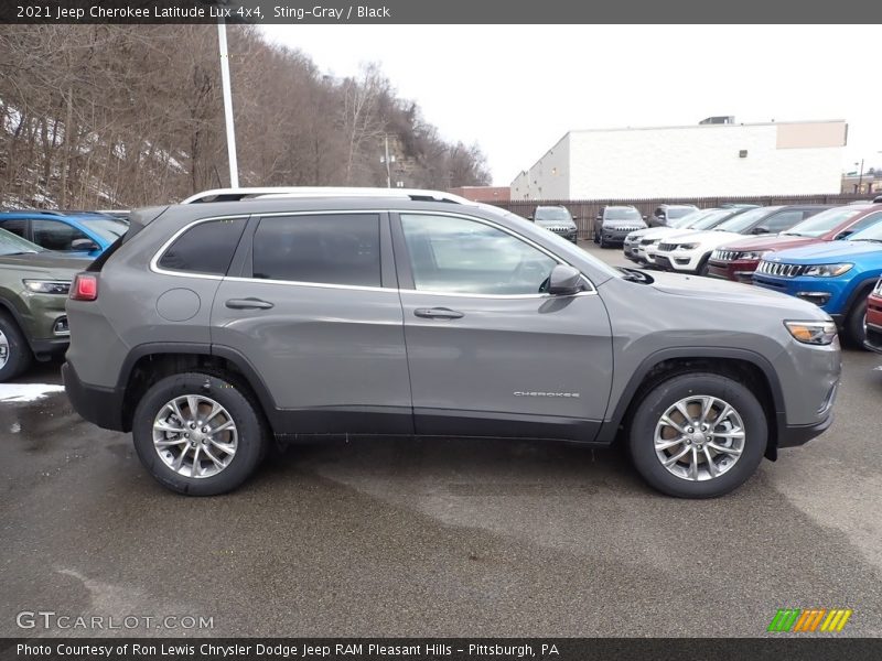 Sting-Gray / Black 2021 Jeep Cherokee Latitude Lux 4x4