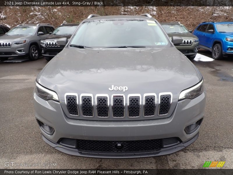 Sting-Gray / Black 2021 Jeep Cherokee Latitude Lux 4x4