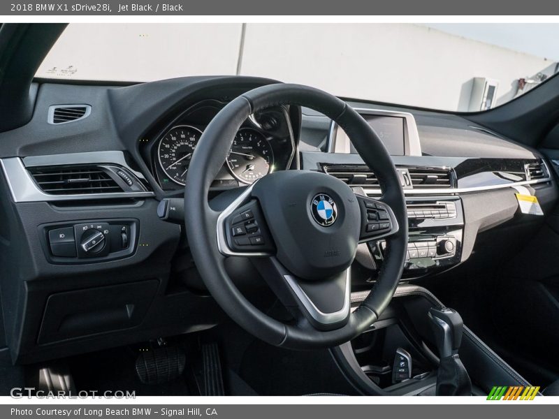 Jet Black / Black 2018 BMW X1 sDrive28i