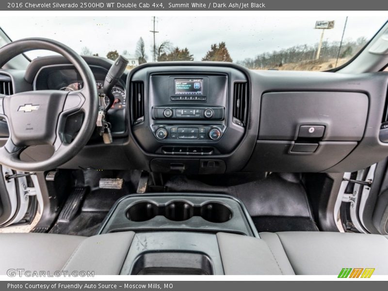 Dashboard of 2016 Silverado 2500HD WT Double Cab 4x4