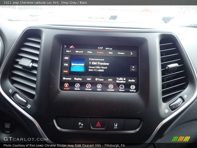 Sting-Gray / Black 2021 Jeep Cherokee Latitude Lux 4x4