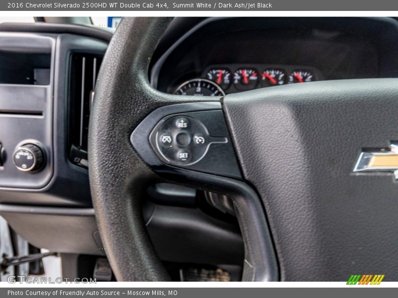 Summit White / Dark Ash/Jet Black 2016 Chevrolet Silverado 2500HD WT Double Cab 4x4