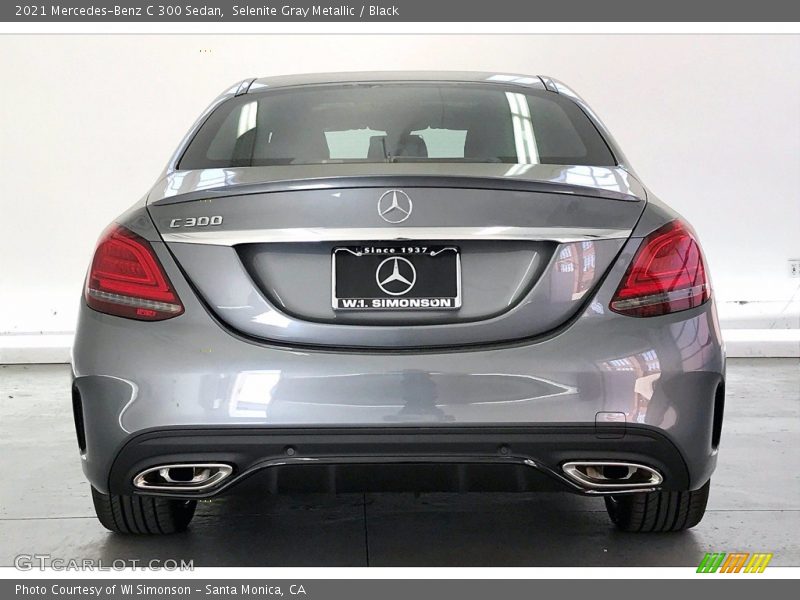 Selenite Gray Metallic / Black 2021 Mercedes-Benz C 300 Sedan