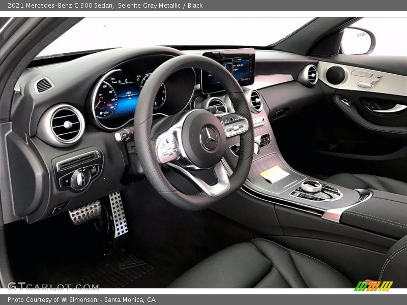Selenite Gray Metallic / Black 2021 Mercedes-Benz C 300 Sedan