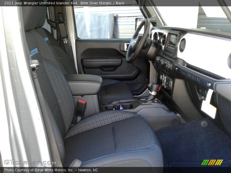 Front Seat of 2021 Wrangler Unlimited Islander 4x4