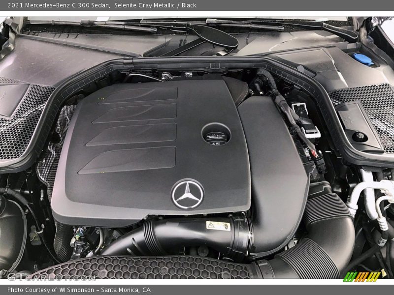 Selenite Gray Metallic / Black 2021 Mercedes-Benz C 300 Sedan
