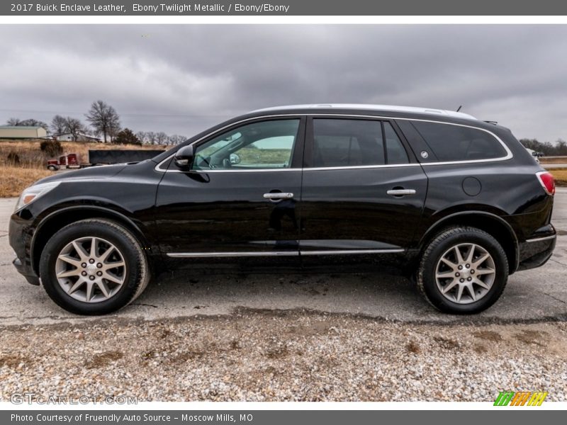 Ebony Twilight Metallic / Ebony/Ebony 2017 Buick Enclave Leather