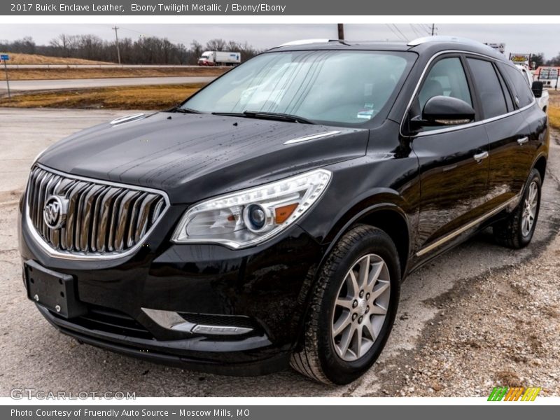 Ebony Twilight Metallic / Ebony/Ebony 2017 Buick Enclave Leather