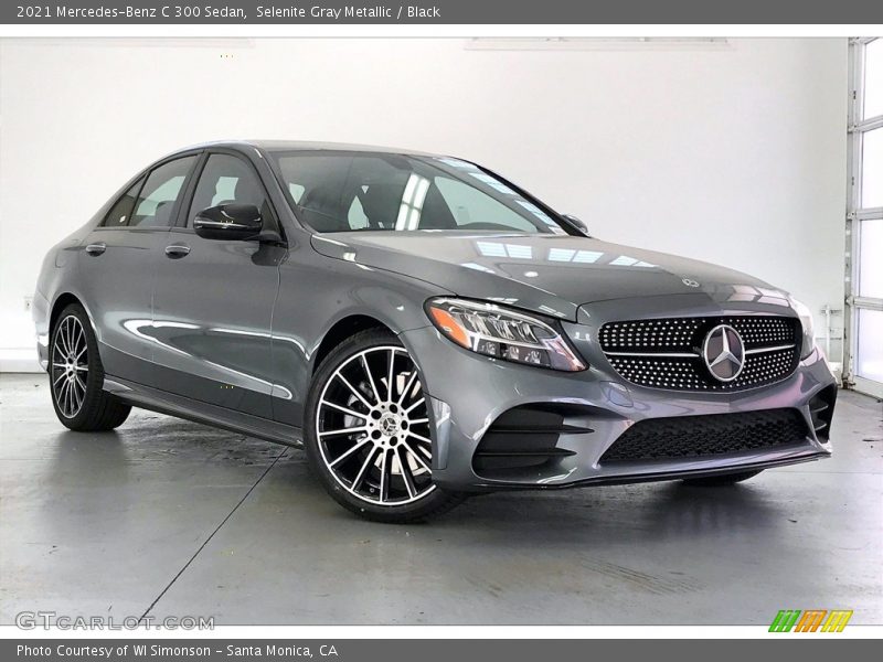 Selenite Gray Metallic / Black 2021 Mercedes-Benz C 300 Sedan