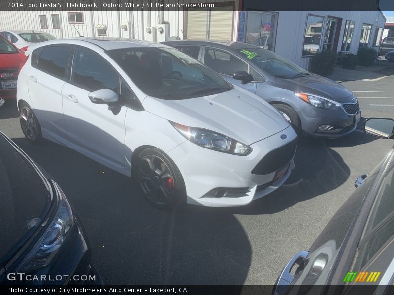 Oxford White / ST Recaro Smoke Storm 2014 Ford Fiesta ST Hatchback