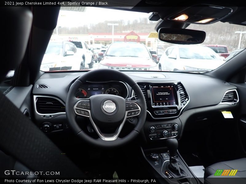 Spitfire Orange / Black 2021 Jeep Cherokee Limited 4x4