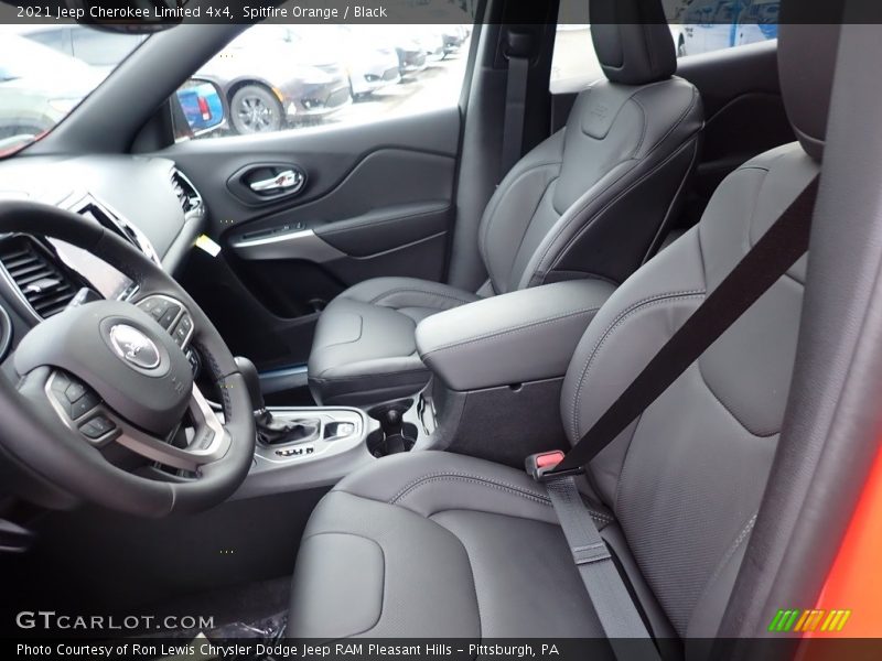 Spitfire Orange / Black 2021 Jeep Cherokee Limited 4x4
