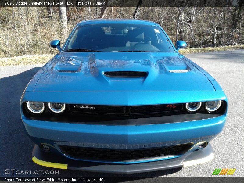 Frostbite / Black 2021 Dodge Challenger R/T Scat Pack