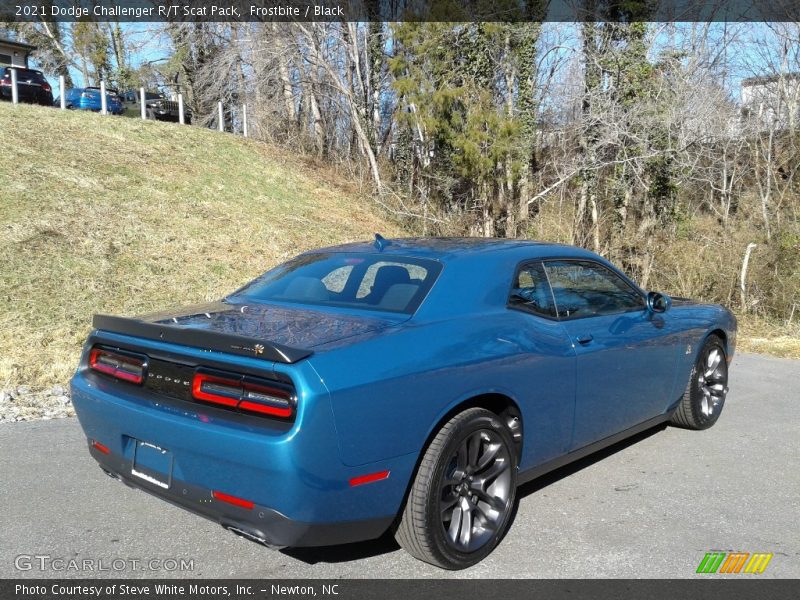 Frostbite / Black 2021 Dodge Challenger R/T Scat Pack