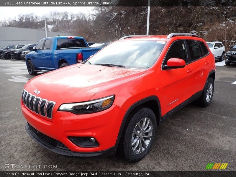 Spitfire Orange / Black 2021 Jeep Cherokee Latitude Lux 4x4