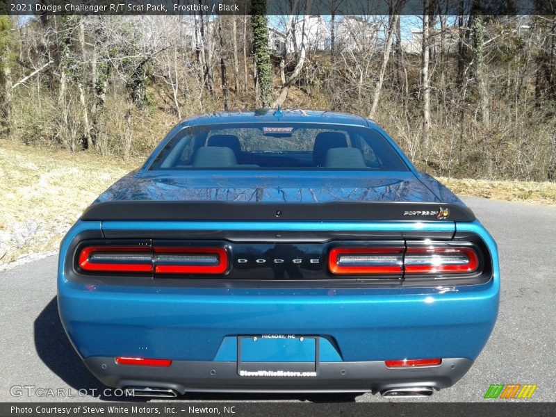 Frostbite / Black 2021 Dodge Challenger R/T Scat Pack