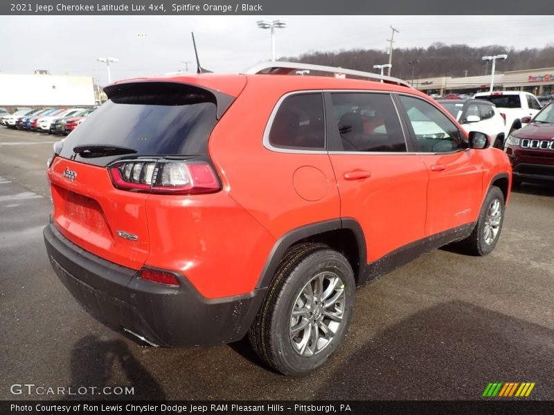 Spitfire Orange / Black 2021 Jeep Cherokee Latitude Lux 4x4