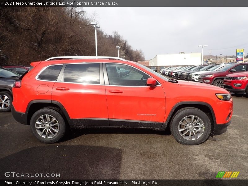 Spitfire Orange / Black 2021 Jeep Cherokee Latitude Lux 4x4