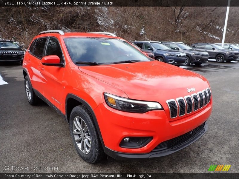 Spitfire Orange / Black 2021 Jeep Cherokee Latitude Lux 4x4