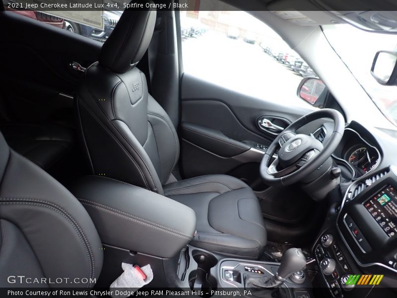 Spitfire Orange / Black 2021 Jeep Cherokee Latitude Lux 4x4