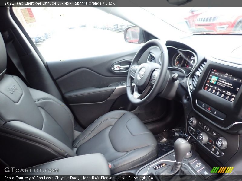 Spitfire Orange / Black 2021 Jeep Cherokee Latitude Lux 4x4