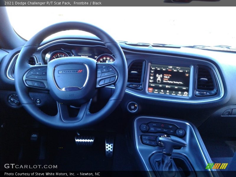 Frostbite / Black 2021 Dodge Challenger R/T Scat Pack