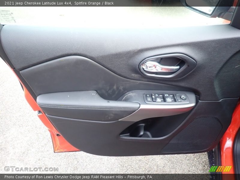 Spitfire Orange / Black 2021 Jeep Cherokee Latitude Lux 4x4