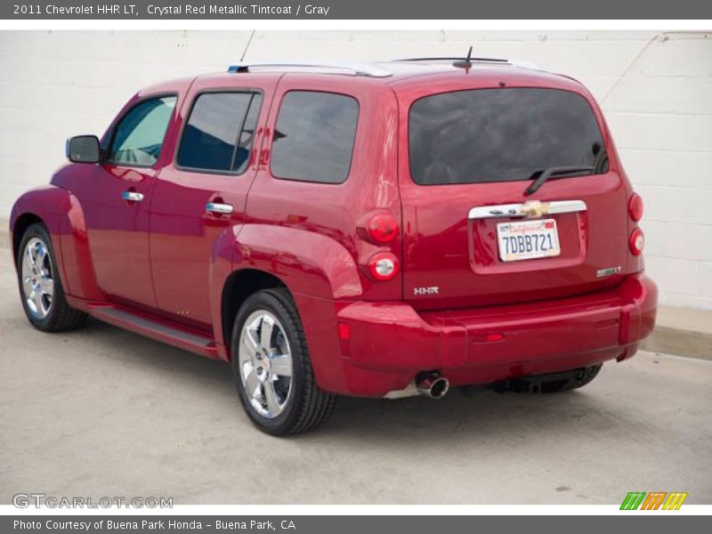 Crystal Red Metallic Tintcoat / Gray 2011 Chevrolet HHR LT
