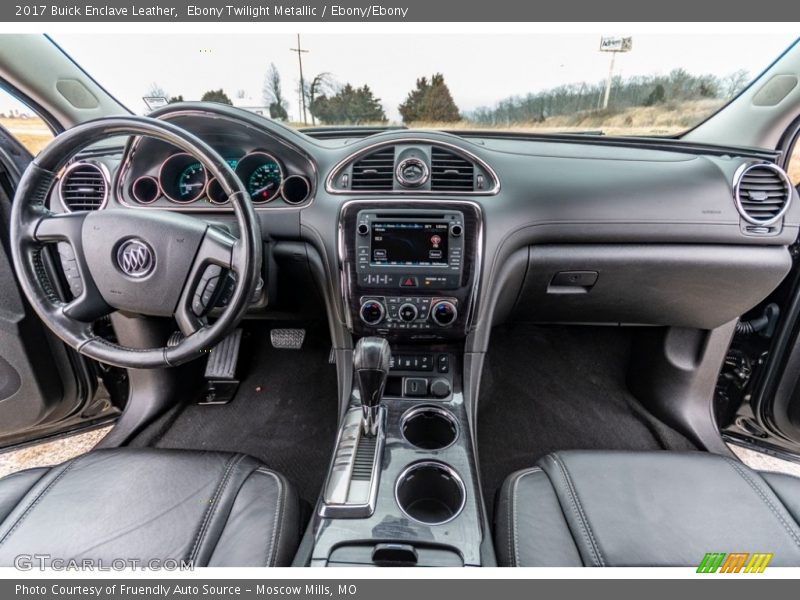 Ebony Twilight Metallic / Ebony/Ebony 2017 Buick Enclave Leather