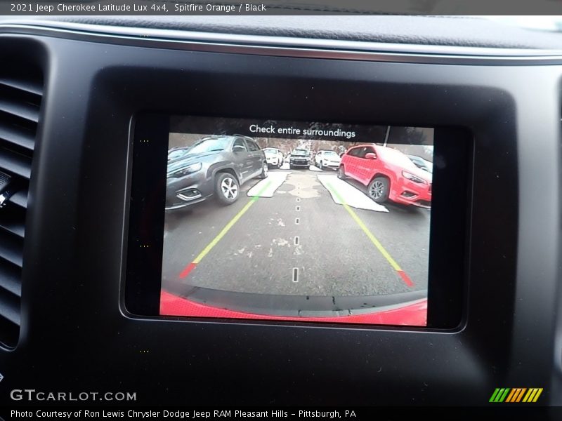 Spitfire Orange / Black 2021 Jeep Cherokee Latitude Lux 4x4