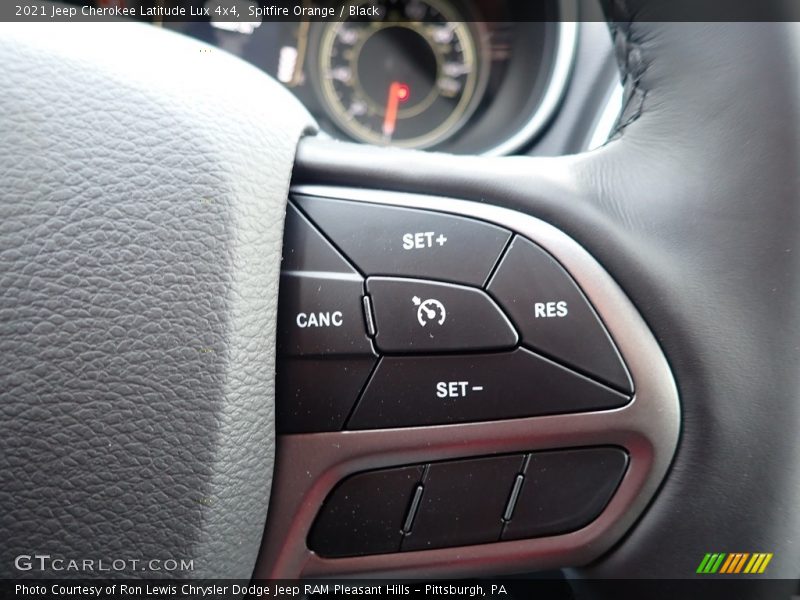 Spitfire Orange / Black 2021 Jeep Cherokee Latitude Lux 4x4