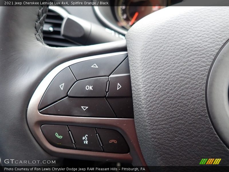 Spitfire Orange / Black 2021 Jeep Cherokee Latitude Lux 4x4