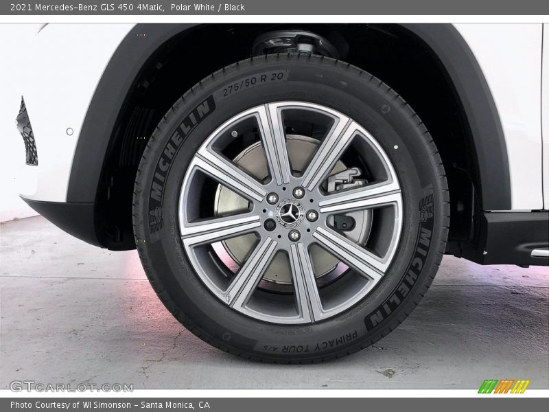 Polar White / Black 2021 Mercedes-Benz GLS 450 4Matic