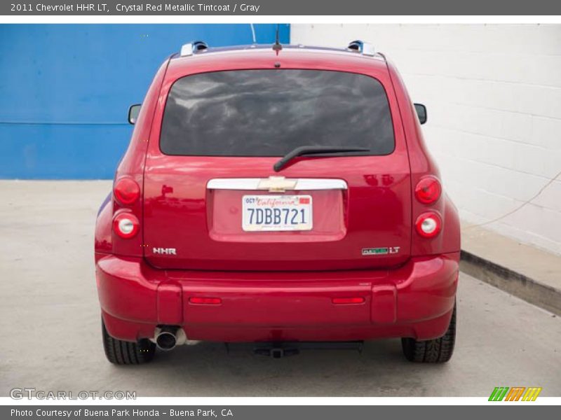 Crystal Red Metallic Tintcoat / Gray 2011 Chevrolet HHR LT