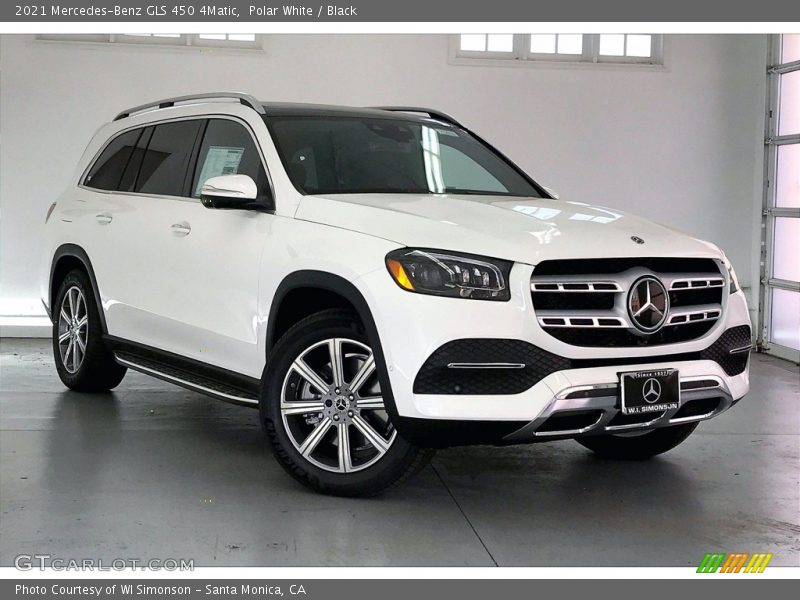 Polar White / Black 2021 Mercedes-Benz GLS 450 4Matic