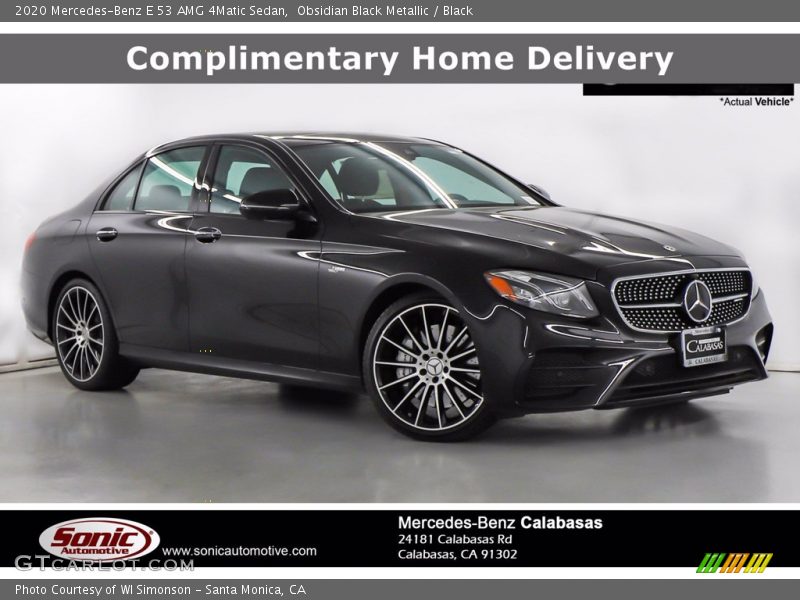 Obsidian Black Metallic / Black 2020 Mercedes-Benz E 53 AMG 4Matic Sedan