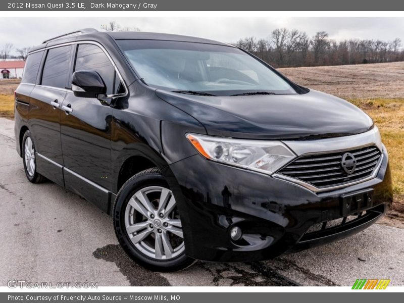 Dark Mahogany / Gray 2012 Nissan Quest 3.5 LE