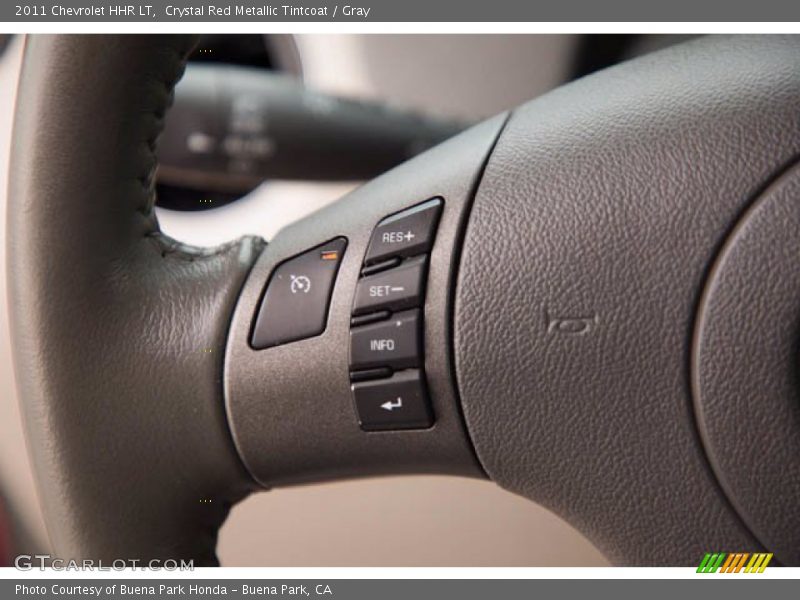Crystal Red Metallic Tintcoat / Gray 2011 Chevrolet HHR LT