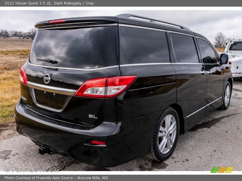 Dark Mahogany / Gray 2012 Nissan Quest 3.5 LE