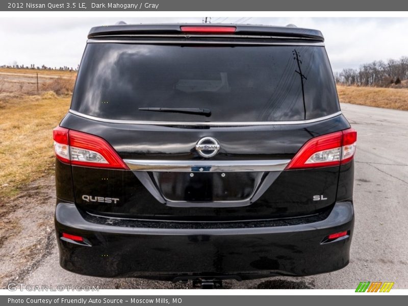 Dark Mahogany / Gray 2012 Nissan Quest 3.5 LE