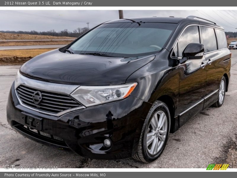 Dark Mahogany / Gray 2012 Nissan Quest 3.5 LE