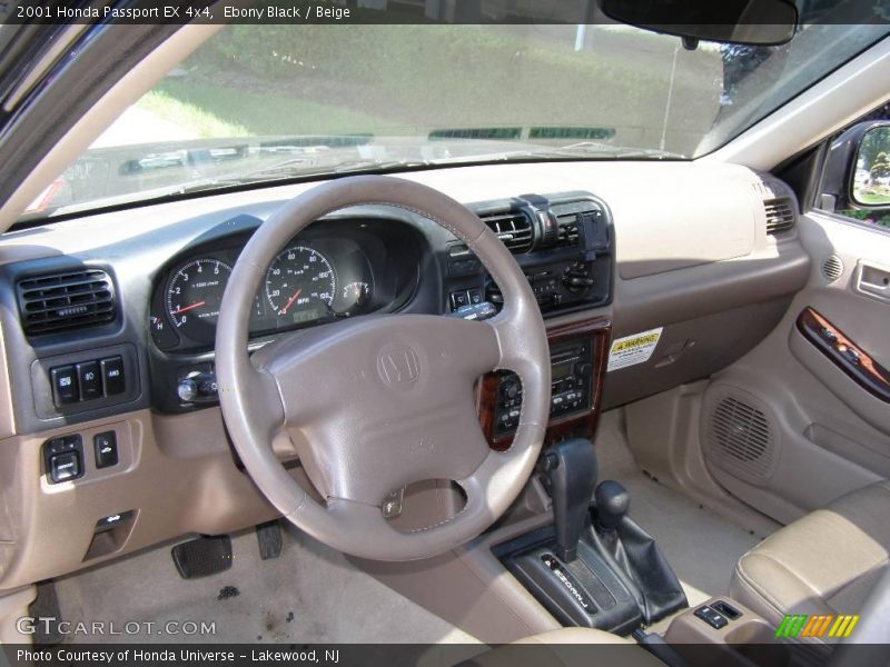 Ebony Black / Beige 2001 Honda Passport EX 4x4